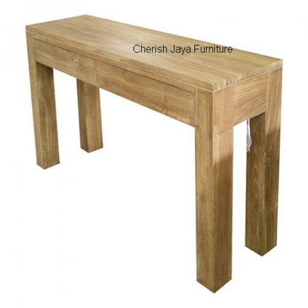 Code: SJAT 020 Name: Tani Console Table Size: W=120 x D=35 x H=78 cm  Wood: Solid Teakwood